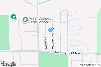 Map image of the property - 1719 Hanchett Ave NW