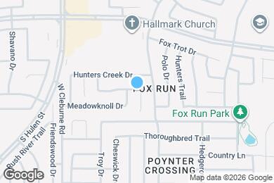 Map image of the property - 8750 Gray Fox Ct