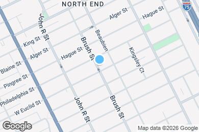 Map image of the property - 8416 Brush St