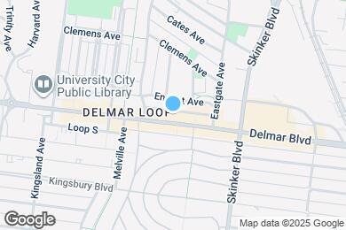Map image of the property - 6309 Delmar Blvd