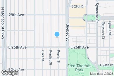 Map image of the property - 2655 Poplar St