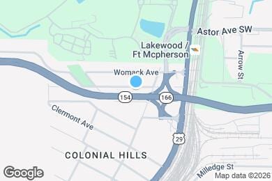 Map image of the property - 1332 McClelland Ave