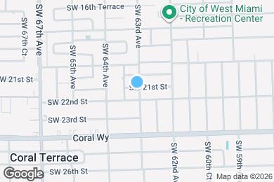 Map image of the property - 6300 SW 21st St