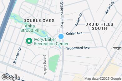 Map image of the property - 2033 Statesville Ave