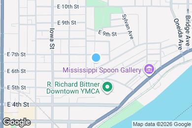 Map image of the property - 616 E 6th St