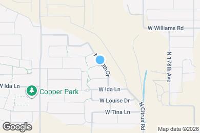 Map image of the property - 22316 N 180th Dr