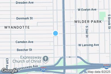 Map image of the property - 4107 S 5th St