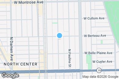 Map image of the property - 4153 N Hermitage Ave