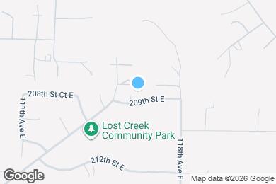Map image of the property - 20807 115th Ave Ct E