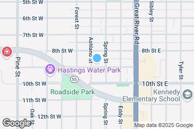 Map image of the property - 314 W 9th St
