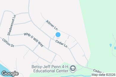 Map image of the property - 633 Cedar Ln