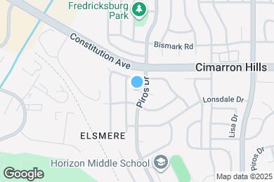 Map image of the property - 1441 Piros Dr