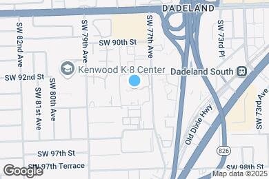 Map image of the property - 9352 SW 77th Ave