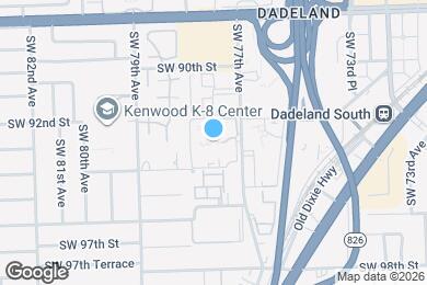 Map image of the property - 9394 SW 77 Avenue