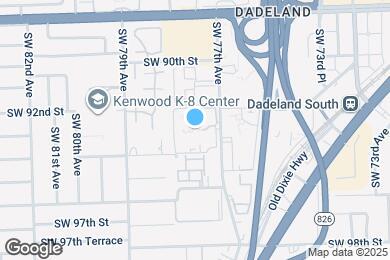 Map image of the property - 9456 SW 77th Ave