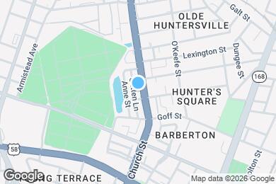 Map image of the property - 1405 Church St