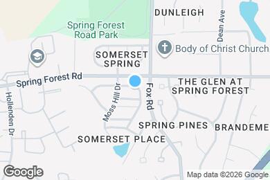 Map image of the property - 4428 Moss Spring Dr
