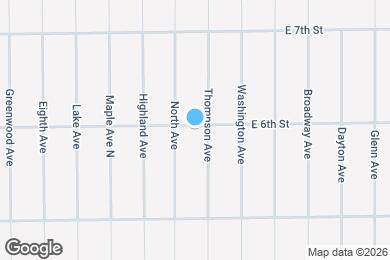 Map image of the property - 1204 E 6th St