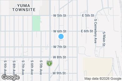 Map image of the property - 661 S Orange Ave
