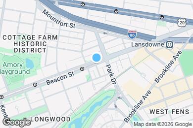 Map image of the property - 829-833 Beacon St