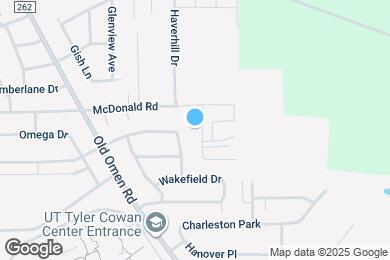 Map image of the property - 2523 Westminster Dr