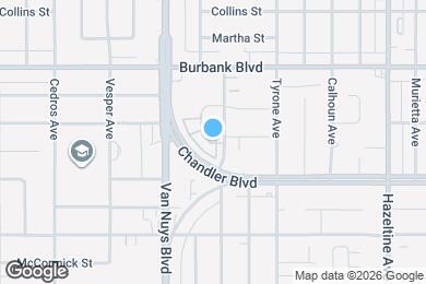 Map image of the property - 5455 Sylmar Ave