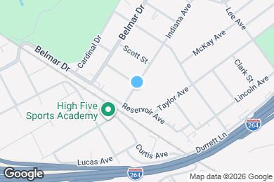 Map image of the property - 1416 Indiana Ave