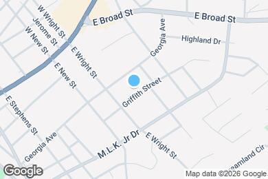 Map image of the property - 206 Griffith St