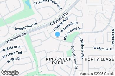 Map image of the property - 14927 W Rampart Dr