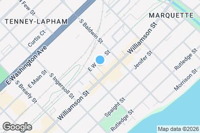 Map image of the property - 1217 E Wilson St