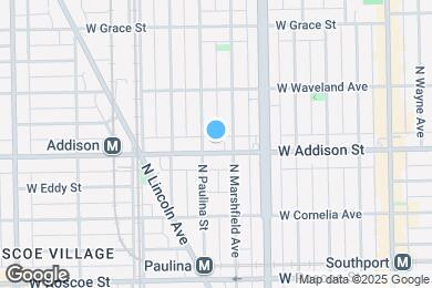 Map image of the property - 1644 W Addison St