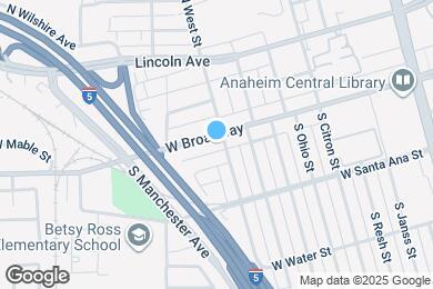 Map image of the property - 1102 W Broadway