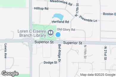 Map image of the property - 1565 Cedar Crest Dr