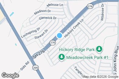 Map image of the property - 1476 Hickory Creek Ln