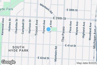 Map image of the property - 4002 Tracy Ave