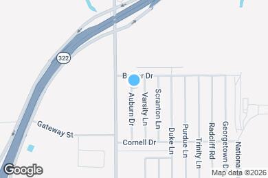 Map image of the property - 3625 Auburn Dr