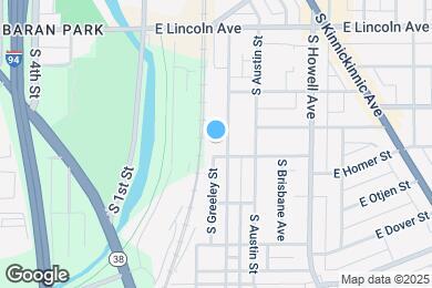 Map image of the property - 2467 S Burrell St