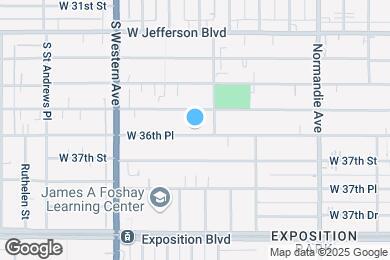 Map image of the property - 1581 W 36th Pl