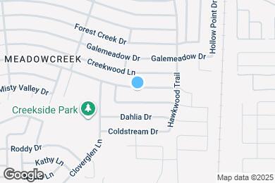 Map image of the property - 2601 Country Creek Ln