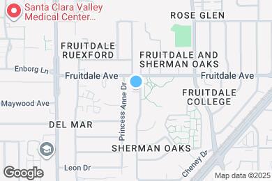 Map image of the property - 921 Sherman Oaks Dr