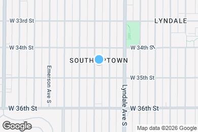 Map image of the property - 3433 Bryant Ave S
