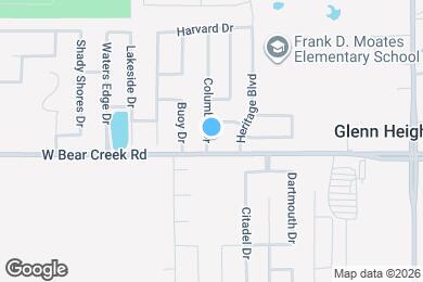 Map image of the property - 1616 Columbia Dr