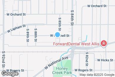 Map image of the property - 1711 S 85th St