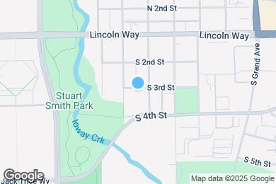 Map image of the property - 1212 S 3rd St