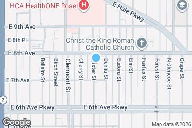 Map image of the property - 760 Dexter St