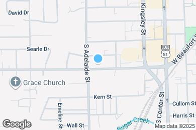 Map image of the property - 1016 W Hovey Ave