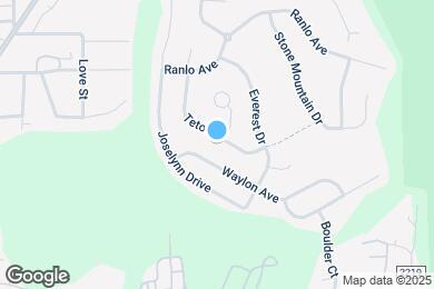 Map image of the property - 3096 Teton Dr