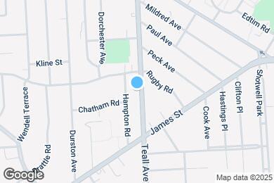 Map image of the property - 1371 Teall Ave