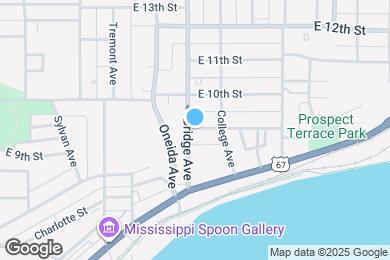 Map image of the property - 1211 E 9th St