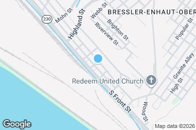 Map image of the property - 640 S 2nd St